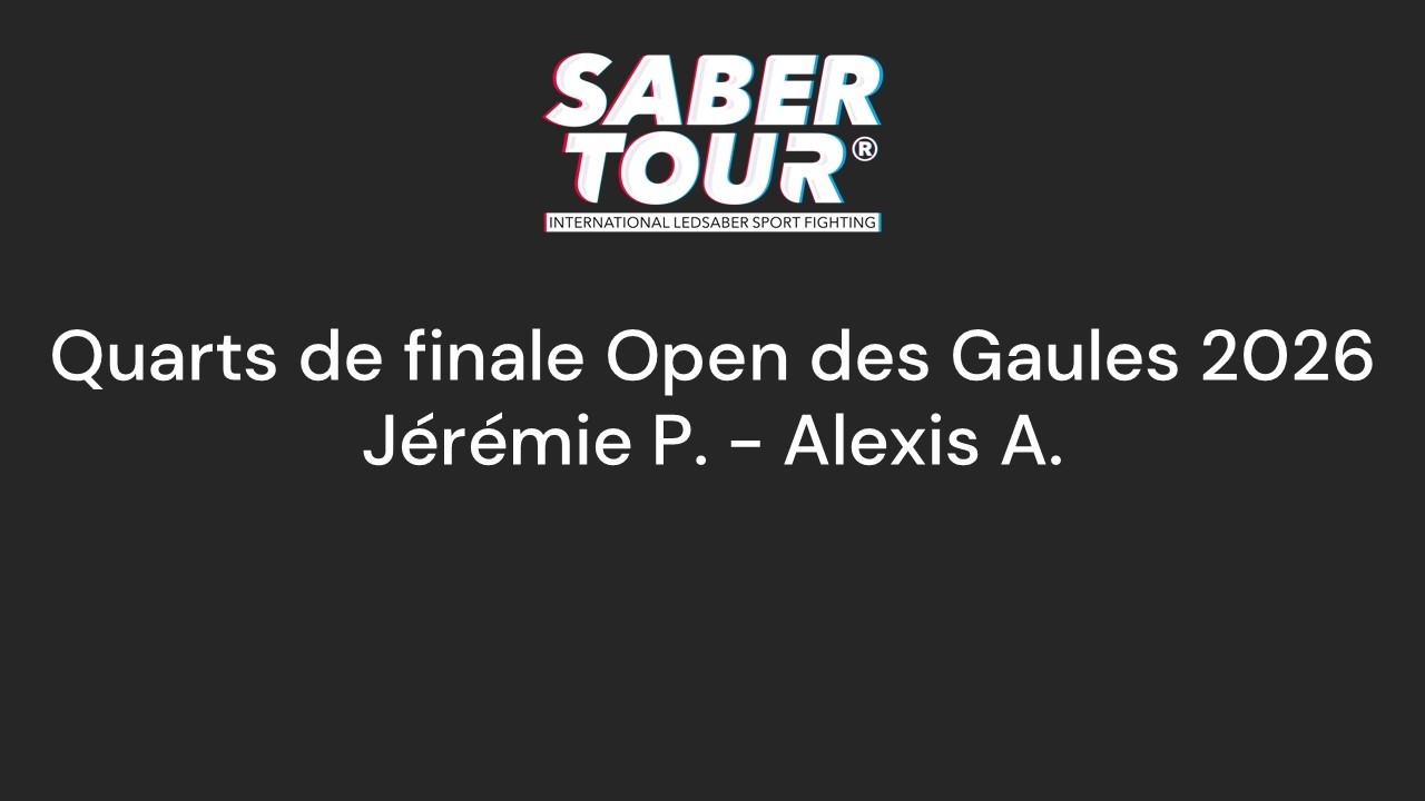 Open des Gaules 2026 - Quarter - PINQUIER vs AMEGAH (Alexis) (V)