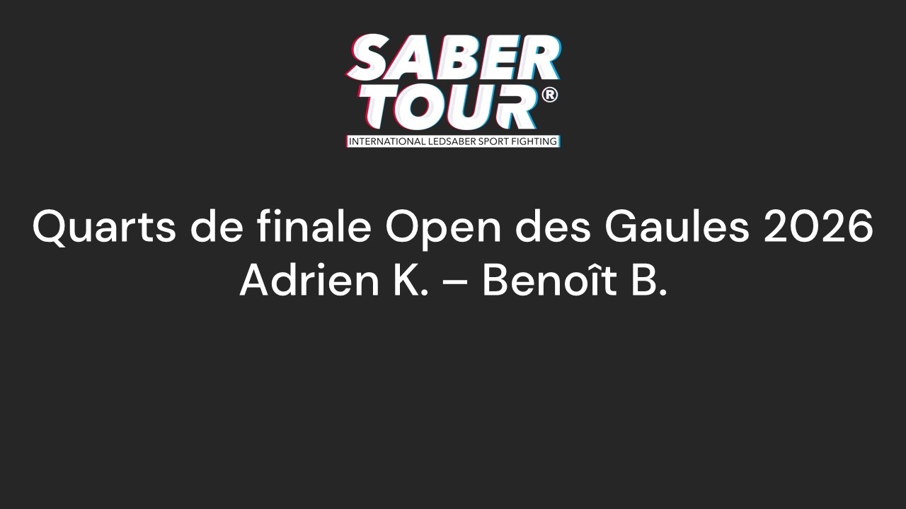 Open des Gaules 2026 - Quarter - KOCH FORBIN (V) vs BLOT